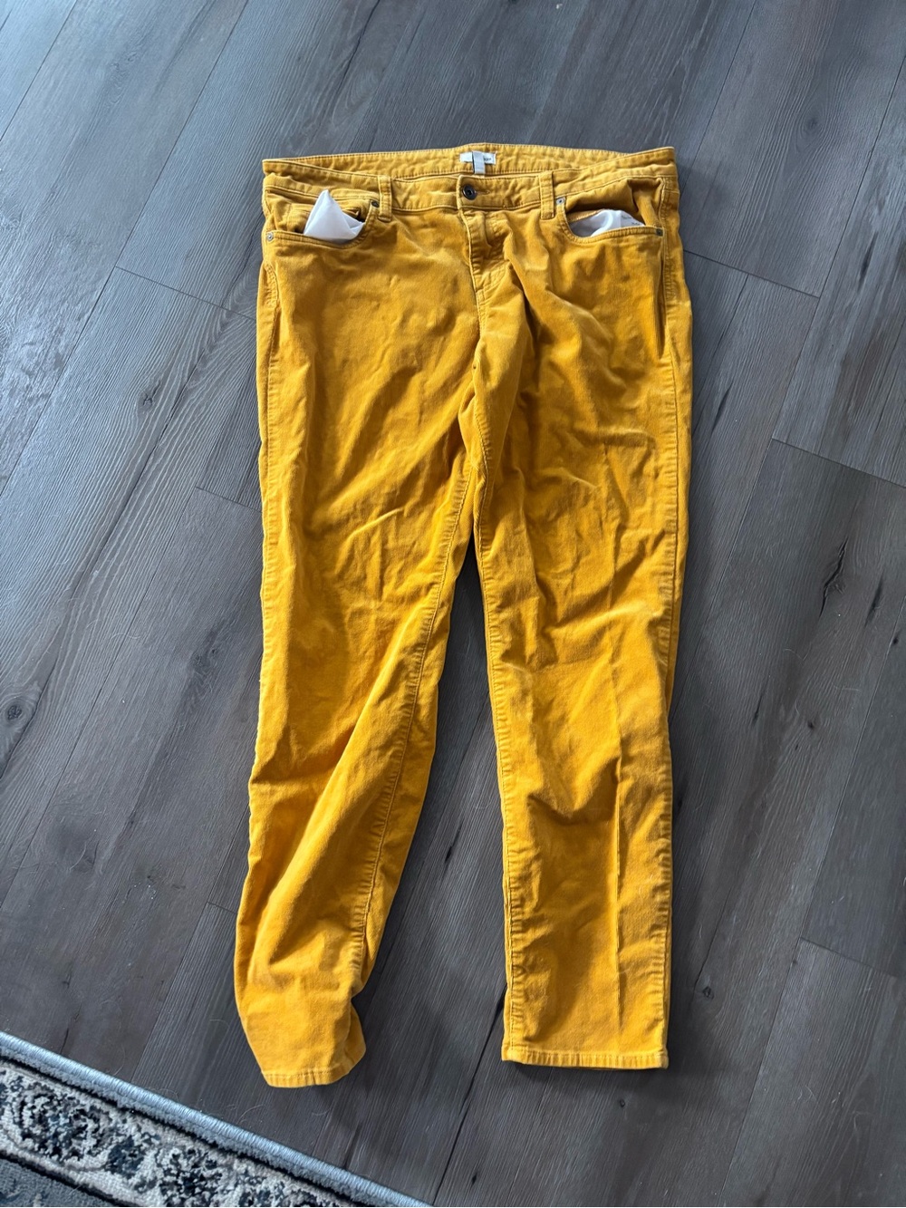 Edyson Mustard Yellow Corduroy Pants